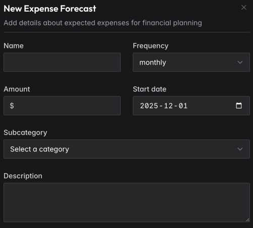 New Expense